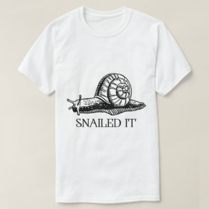 Lustige Schnecke-hat-es-vermasselt-Schnecken-Worts T-Shirt