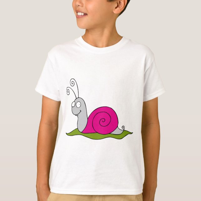 lustige Schnecke T-Shirt (Vorderseite)