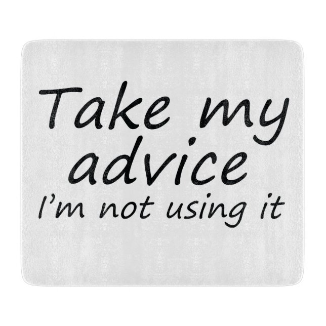 Lustige Schneidebrett (Vorderseite)