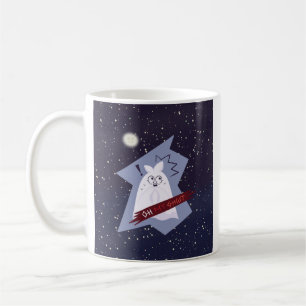 Lustige schockierte Geist Cartoon-Klassiker-Tasse Kaffeetasse