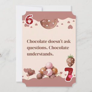 Lustige Schokoladenliebhaber Zitat Valentinstag Gr Feiertagskarte