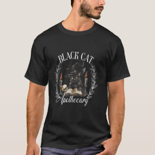Lustige schwarze Katzen Apotheke Zellular Boho Gru T-Shirt