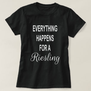 Lustige schwarze Wein-Trink-Zitat T-Shirt