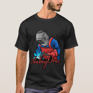 Lustige Schweißergeschenke: Dimes stapeln T-Shirt