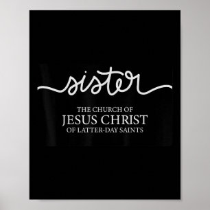 Lustige Schwester Missionarin Die Kirche Jesu Chri Poster