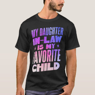 Lustige Schwiegertochter Verlobungsfeier Familien- T-Shirt