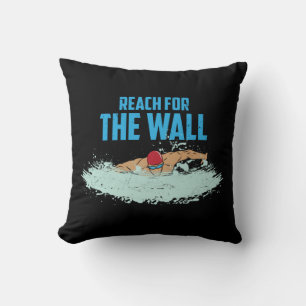 Lustige Schwimm-Zitate Schwimmer-Geschenk Kissen