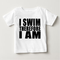 Lustige Schwimmer zitiert Witze, die ich deshalb