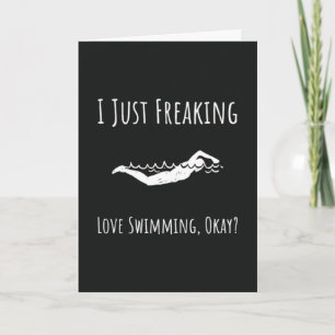 Lustige Schwimmkarten Schwimmteam Schwimmer Sporta Karte