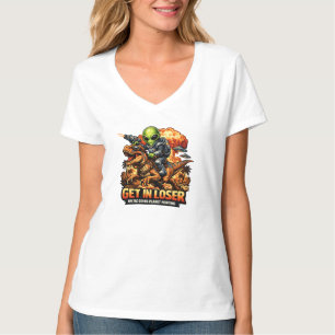 Lustige Sci-Fi-Fantasy-Meme-Kunst, Außerirdischer T-Shirt