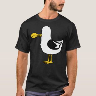lustige Seagull Strandvogel und Tierart T-Shirt