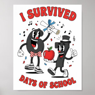 Lustige Sechs Sieben 67 Schul-Meme-Nummern Lehrer  Poster