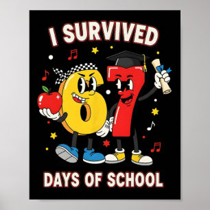 Lustige Sechs Sieben 67 Schule Meme Zahl Humor _1 Poster
