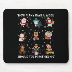 Lustige Sechs Sieben 6 7 Meme für Musiklehrer Weih Mousepad