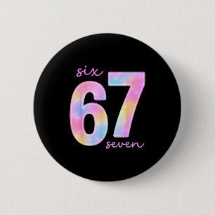 Lustige Sechs Sieben 6 7 Meme Gen Alpha Slang 67 K Button