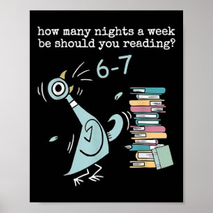 Lustige Sechs Sieben 6 7 Meme Lehrer Design Lesen  Poster