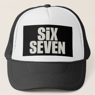 Lustige Sechs Sieben 6 7 Meme sagen Truckerkappe