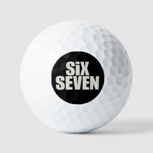 Lustige Sechs Sieben 6 7 Meme Sprüche Golfball