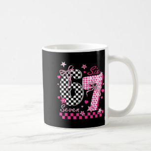 Lustige Sechs Sieben Kokette 6 7 Meme Männer Fraue Kaffeetasse