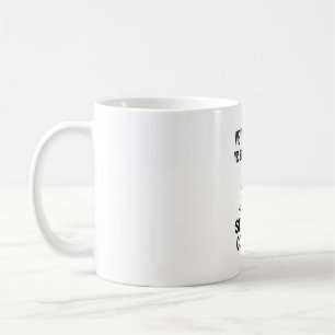 Lustige Second Coffee Zitat Minimal Line Art Tasse