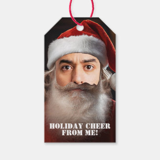 Lustige Secret-Santa-Geschenk-Anhänger. Fügen Sie  Geschenkanhänger
