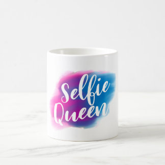 Lustige Selfie Königin Kaffeetasse