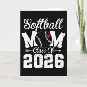 Lustige Senior Softll Mama Cl Von 2026 Abschluss Karte