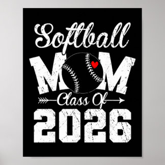 Lustige Senior Softll Mom Cl Abschluss 2026  Poster