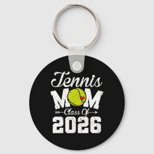 Lustige Senior-Tennis-Mutter Abiturklasse von 2026 Schlüsselanhänger