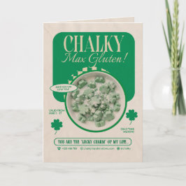 Lustige Shamrock-Kleeblatt-Karte – Für ihn Karte