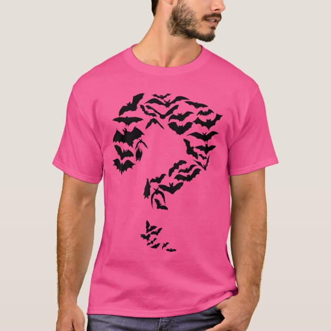 Lustige Sheldon nerdige Fledermäuse Fragezeichen C T-Shirt (Vorderseite)