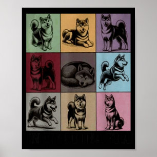 Lustige Shiba-Hund-Zitate In Meiner Shiba Inu Ära Poster