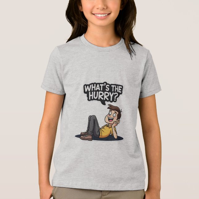 lustige Shirts für Kinder - Junge & Graue (Vorderseite)