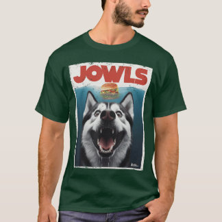 Lustige sibirische Husky-Backen Schlittenhund-Mama T-Shirt