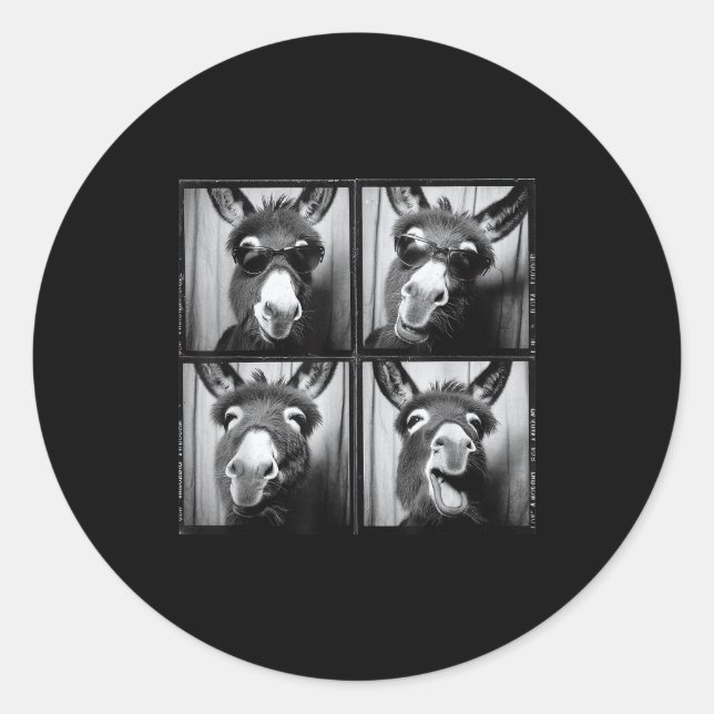 Lustige Singles  Runder Aufkleber (Vorderseite)