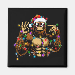Lustige Six Seven 6 7 Meme Bigfoot Weihnachtsbeleu Magnet
