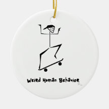 Lustige Skate-Brett-Weihnachtsverzierung