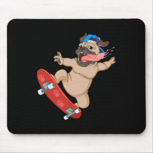 Lustige Skateboarding-Kunst für Jungen Männer Skat Mousepad