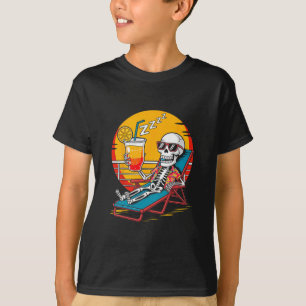Lustige Skelett-Kreuzfahrt Kreuzfahrtschiff Urlaub T-Shirt