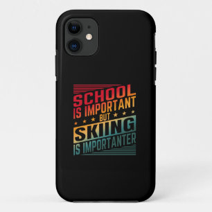 Lustige Skifahren Zitate Typografie Case-Mate iPhone Hülle