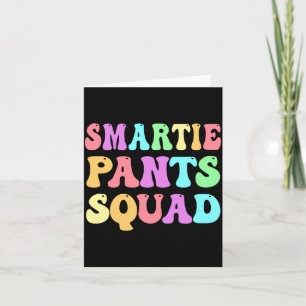Lustige Smartie-Hose-Squad-S-Technologie-Abschluss Karte