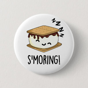 Lustige S'more-Wortspiele Button