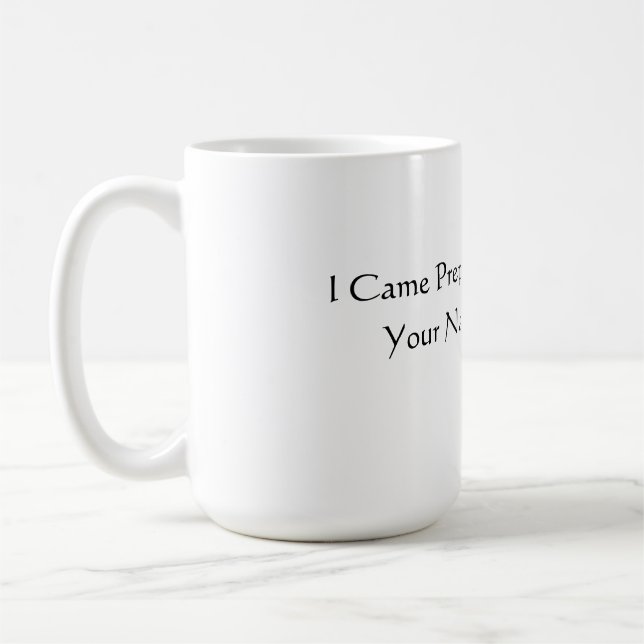 Lustige Snacks Tasse (Links)