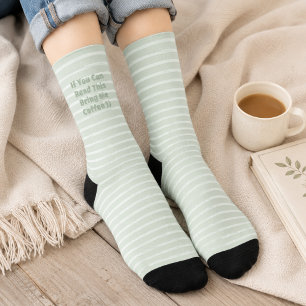 Lustige Socken für Kaffeeliebhaber – "Wenn du das