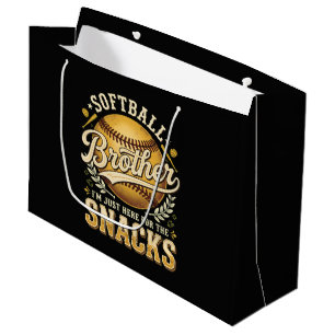 Lustige Softball-Bruder-Snacks-Sportarten Große Geschenktüte