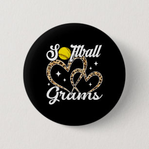 Lustige Softll Gramm Leopard Softll Spieler Button