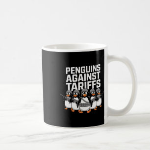Lustige Soldat Pinguine gegen Zölle Sarkastisch A Kaffeetasse