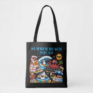 Lustige Sommer-Strandparty-Tiere - DJ Octopus & Su