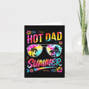 Lustige Sommerfamilien-Sonnenbrille-Witz zum Vater Karte