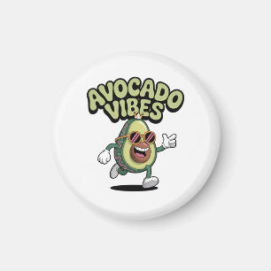 Lustige Sonnenbrille Avocado Magnet